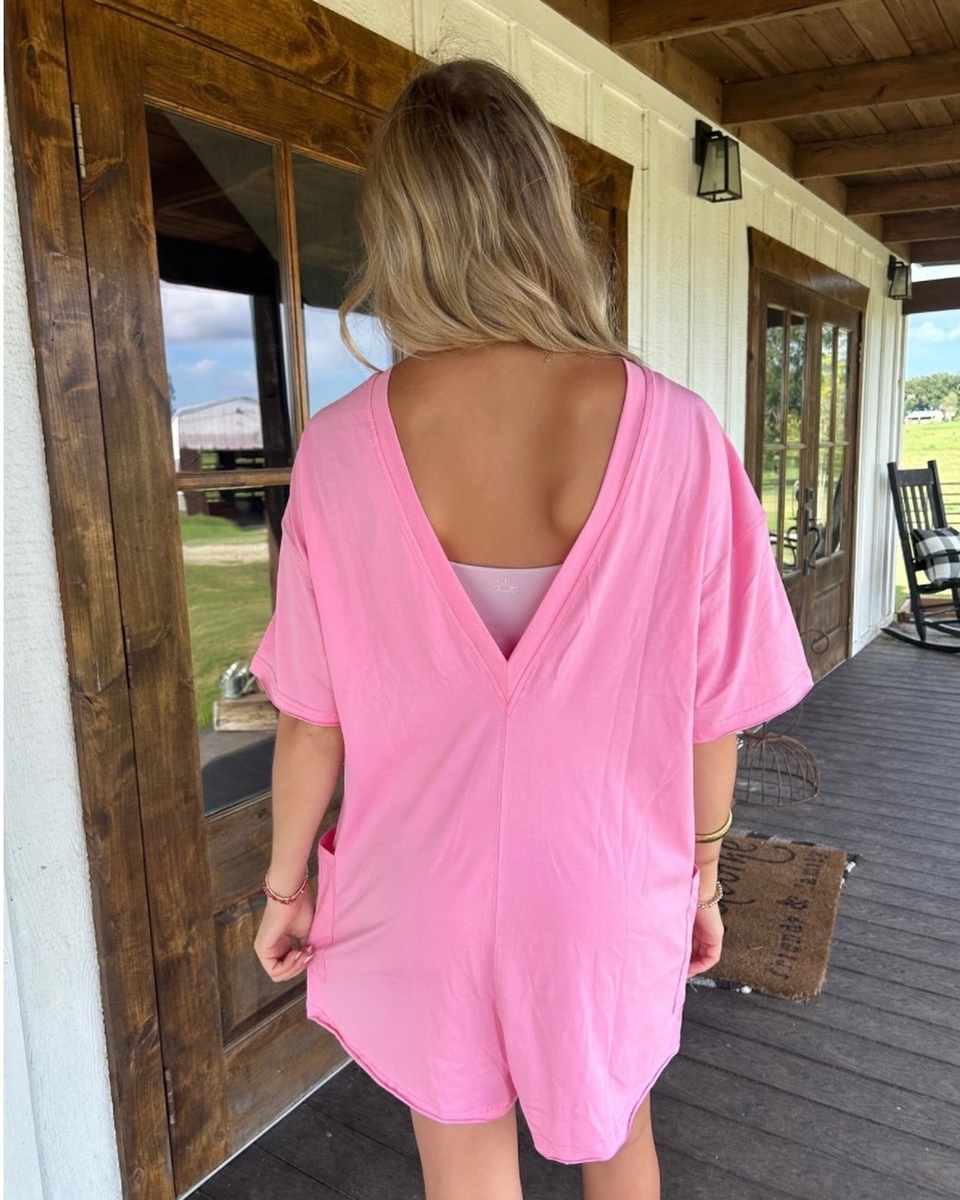 Pink Roamer Romper