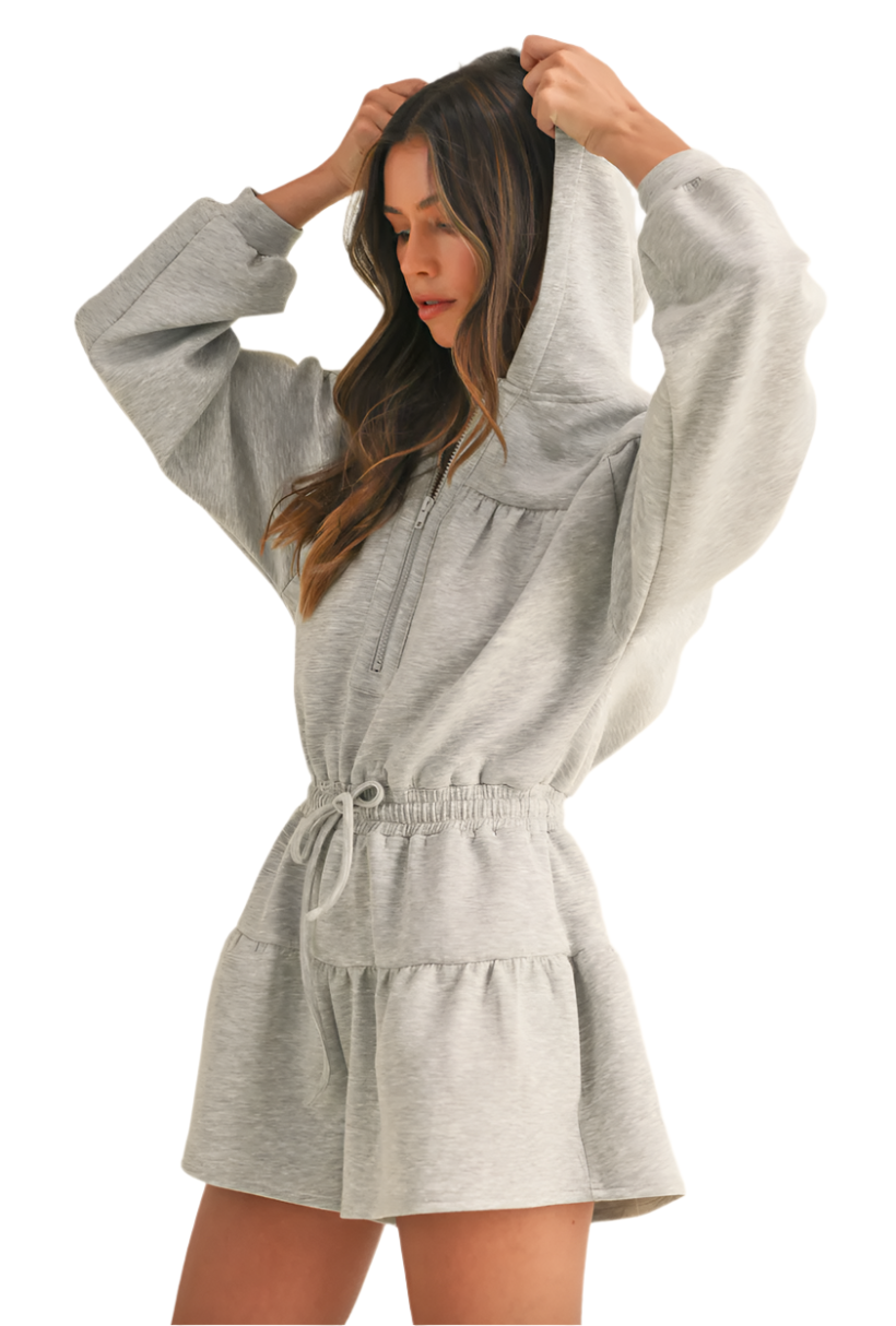 Grey Daydream Romper