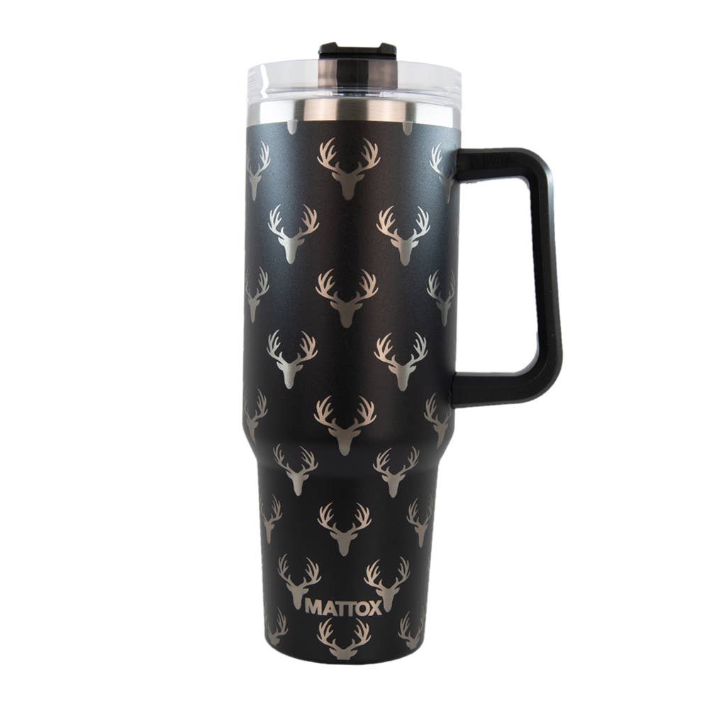 Deer Black Tumbler